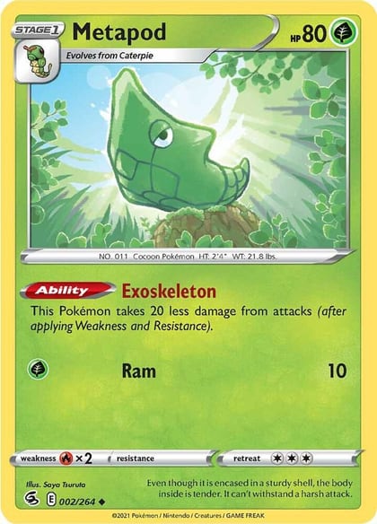 Metapod, SWSH08: Fusion Strike 002/264