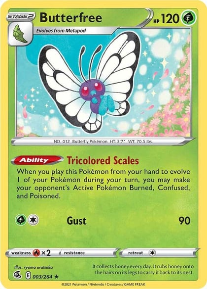 Butterfree, SWSH08: Fusion Strike 003/264