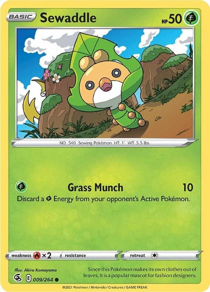 Sewaddle, SWSH08: Fusion Strike 009/264