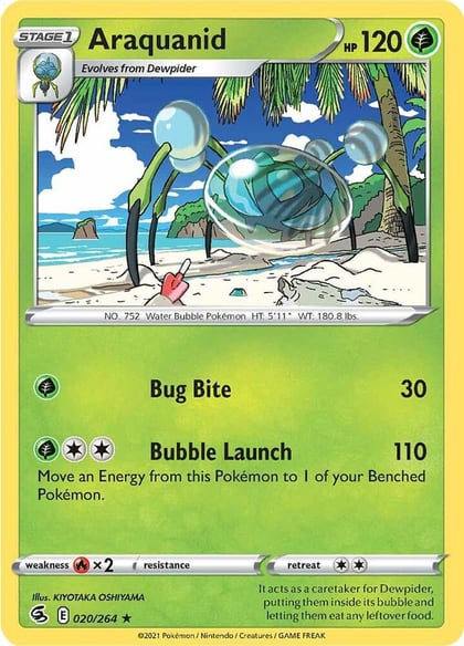 Araquanid, SWSH08: Fusion Strike 020/264