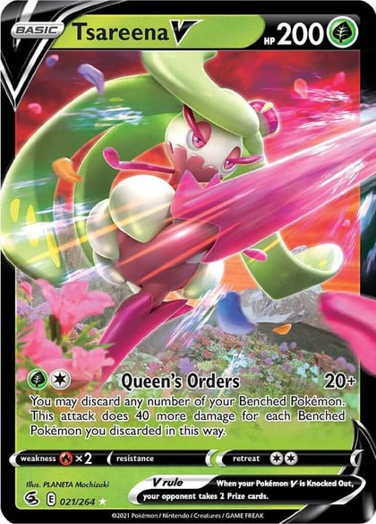 Tsareena V, SWSH08: Fusion Strike 021/264