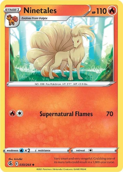 Ninetales (30), SWSH08: Fusion Strike 030/264