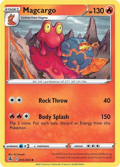 Magcargo, SWSH08: Fusion Strike 035/264