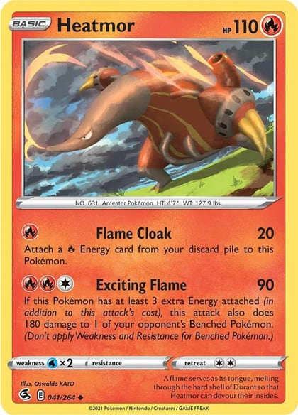Heatmor, SWSH08: Fusion Strike 041/264