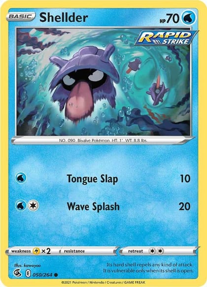 Shellder, SWSH08: Fusion Strike 050/264