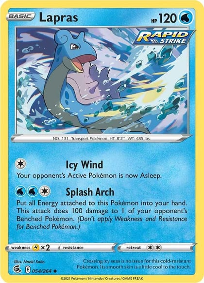 Lapras, SWSH08: Fusion Strike 054/264