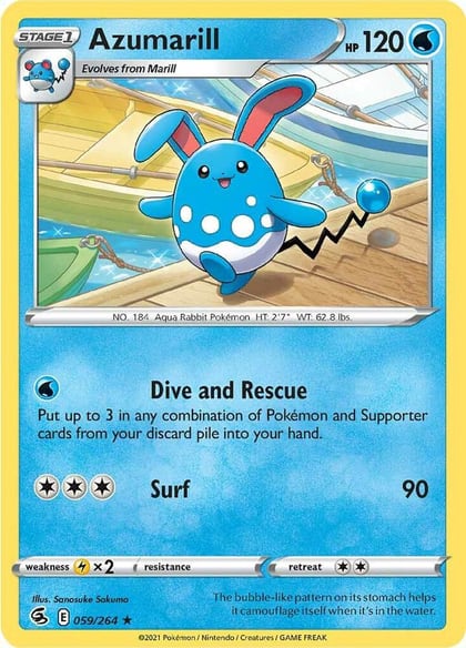 Azumarill, SWSH08: Fusion Strike 059/264