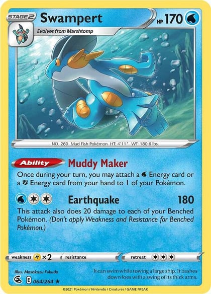 Swampert, SWSH08: Fusion Strike 064/264