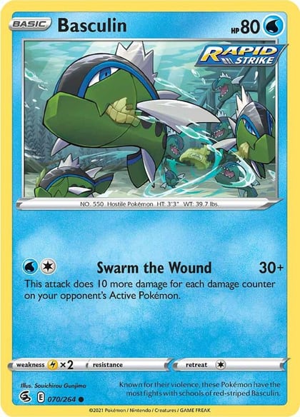 Basculin, SWSH08: Fusion Strike 070/264