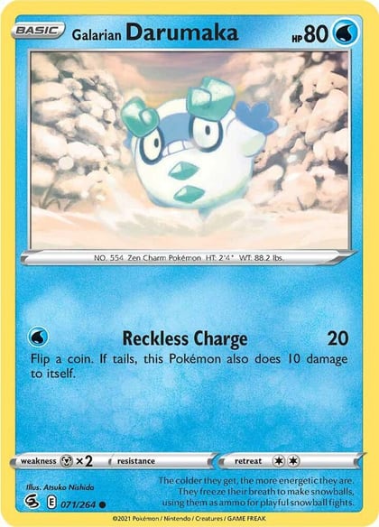 Galarian Darumaka, SWSH08: Fusion Strike 071/264
