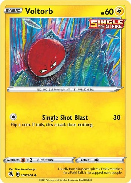 Voltorb, SWSH08: Fusion Strike 087/264