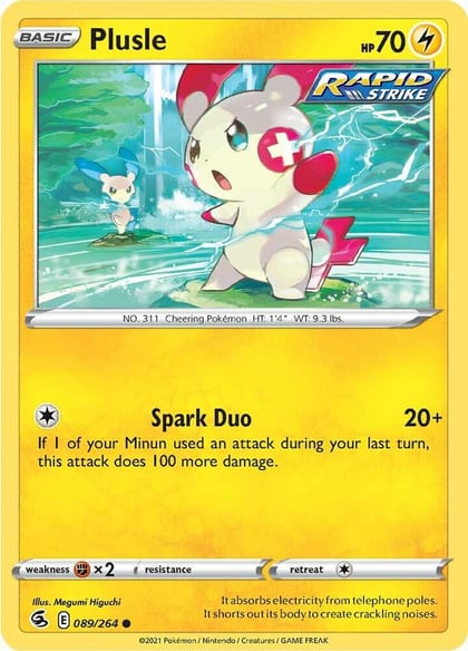 Plusle, SWSH08: Fusion Strike 089/264