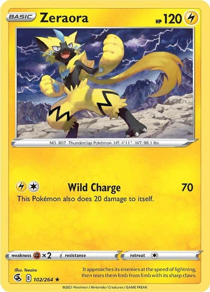 Zeraora, SWSH08: Fusion Strike 102/264