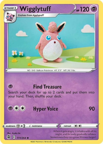 Wigglytuff, SWSH08: Fusion Strike 111/264