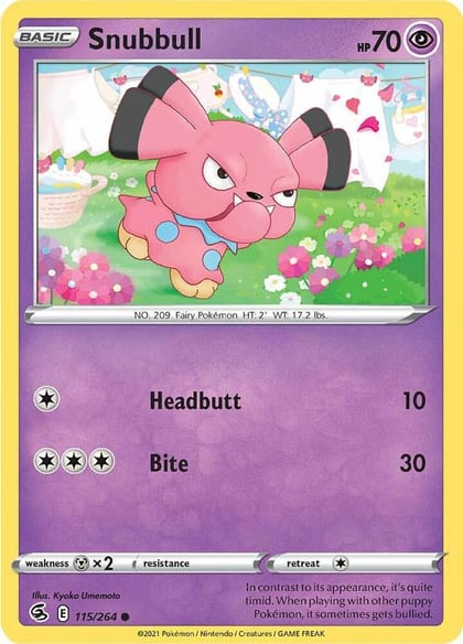 Snubbull, SWSH08: Fusion Strike 115/264