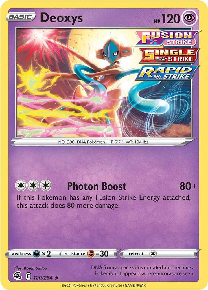 Deoxys, SWSH08: Fusion Strike 120/264