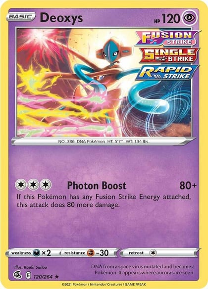 Deoxys, SWSH08: Fusion Strike 120/264
