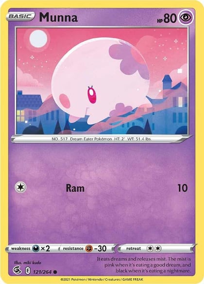 Munna, SWSH08: Fusion Strike 121/264