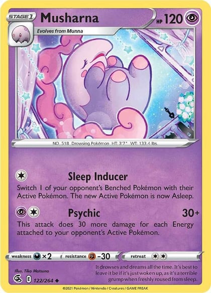 Musharna, SWSH08: Fusion Strike 122/264