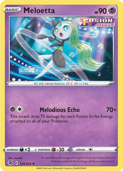 Meloetta, SWSH08: Fusion Strike 124/264