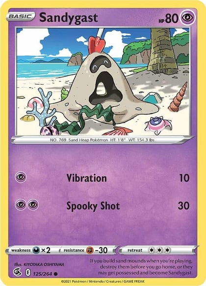 Sandygast, SWSH08: Fusion Strike 125/264