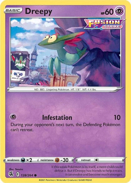 Dreepy, SWSH08: Fusion Strike 128/264