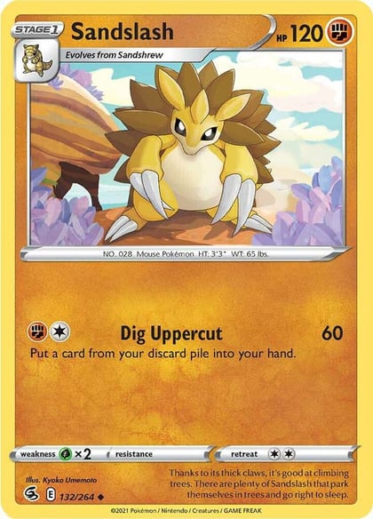 Sandslash, SWSH08: Fusion Strike 132/264