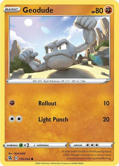 Geodude, SWSH08: Fusion Strike 135/264
