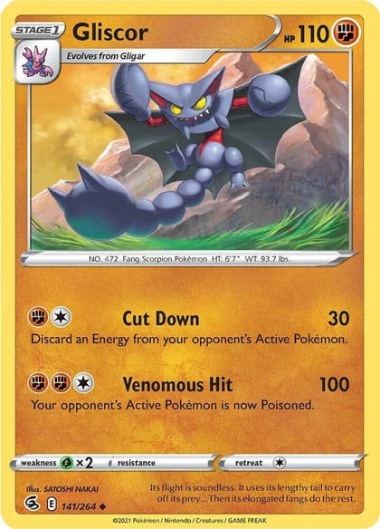 Gliscor, SWSH08: Fusion Strike 141/264