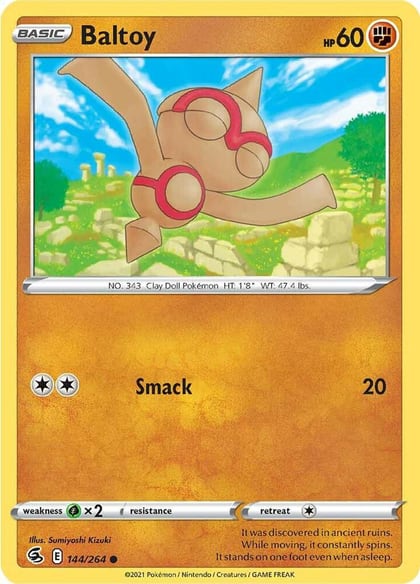 Baltoy, SWSH08: Fusion Strike 144/264