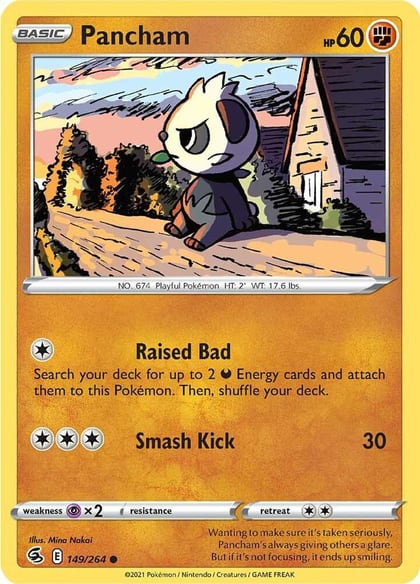 Pancham, SWSH08: Fusion Strike 149/264
