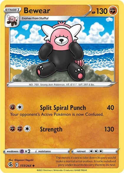 Bewear, SWSH08: Fusion Strike 151/264