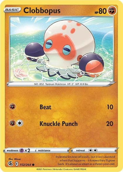 Clobbopus, SWSH08: Fusion Strike 152/264