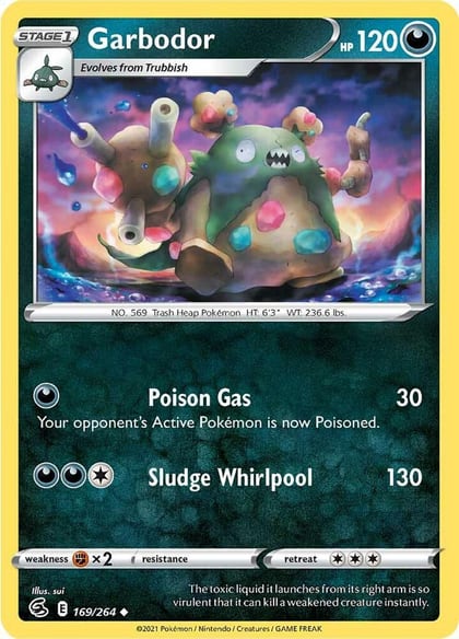 Garbodor, SWSH08: Fusion Strike 169/264