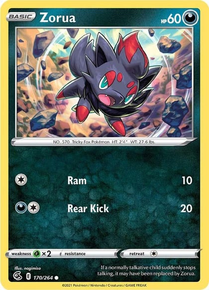 Zorua, SWSH08: Fusion Strike 170/264