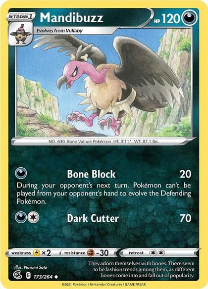Mandibuzz, SWSH08: Fusion Strike 173/264