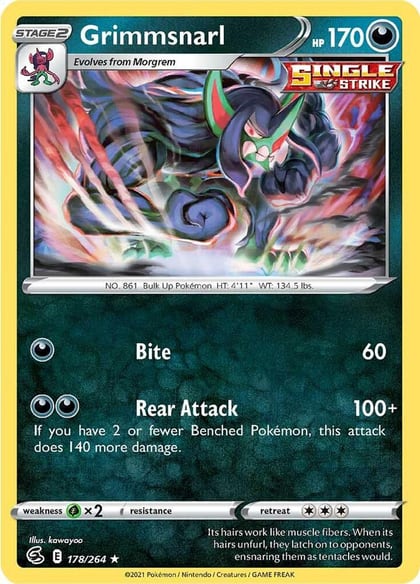 Grimmsnarl, SWSH08: Fusion Strike 178/264