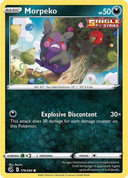 Morpeko (179), SWSH08: Fusion Strike 179/264