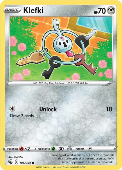 Klefki, SWSH08: Fusion Strike 186/264