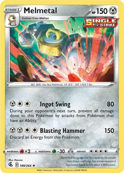 Melmetal, SWSH08: Fusion Strike 189/264