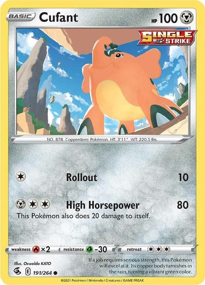 Cufant, SWSH08: Fusion Strike 191/264