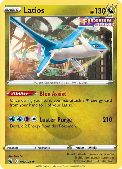 Latios, SWSH08: Fusion Strike 194/264