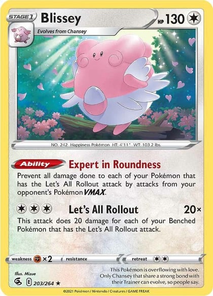 Blissey, SWSH08: Fusion Strike 203/264
