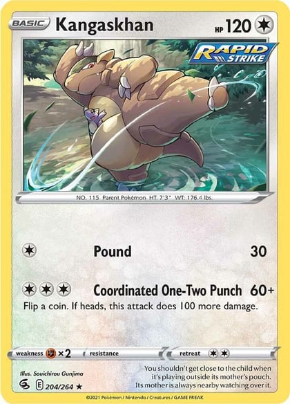 Kangaskhan, SWSH08: Fusion Strike 204/264