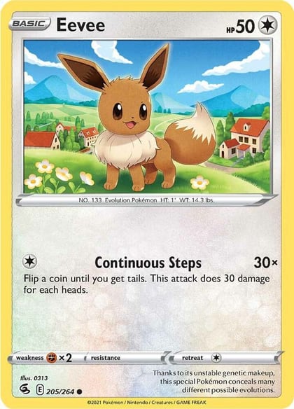 Eevee, SWSH08: Fusion Strike 205/264