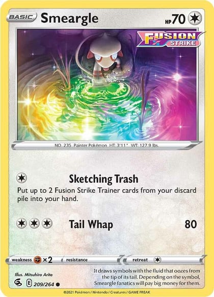 Smeargle, SWSH08: Fusion Strike 209/264