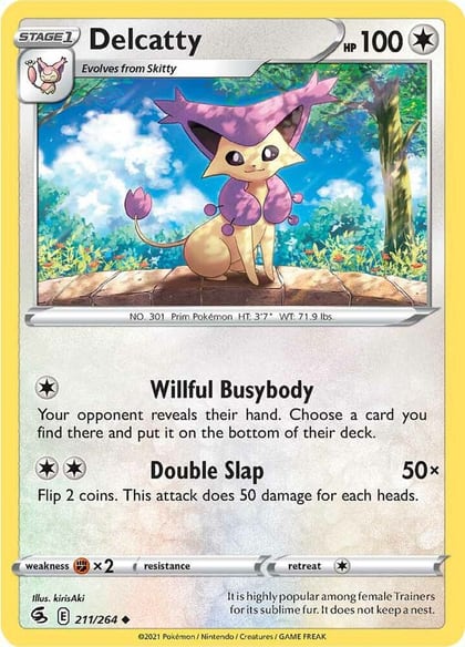 Delcatty, SWSH08: Fusion Strike 211/264