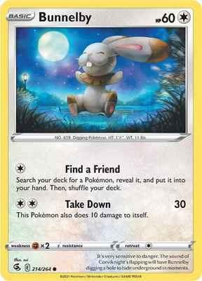 Bunnelby, SWSH08: Fusion Strike 214/264