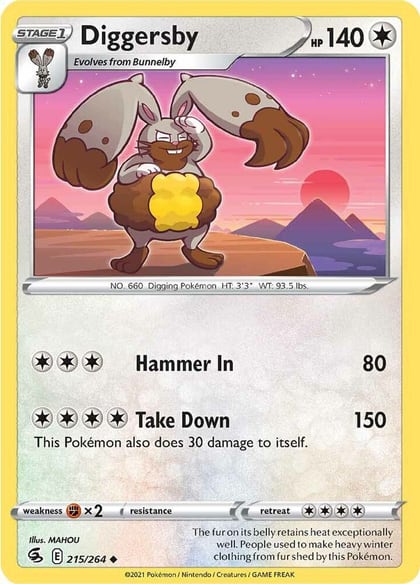 Diggersby, SWSH08: Fusion Strike 215/264