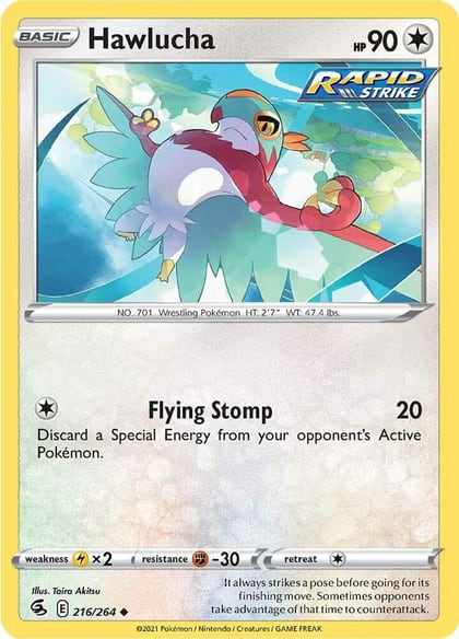 Hawlucha, SWSH08: Fusion Strike 216/264